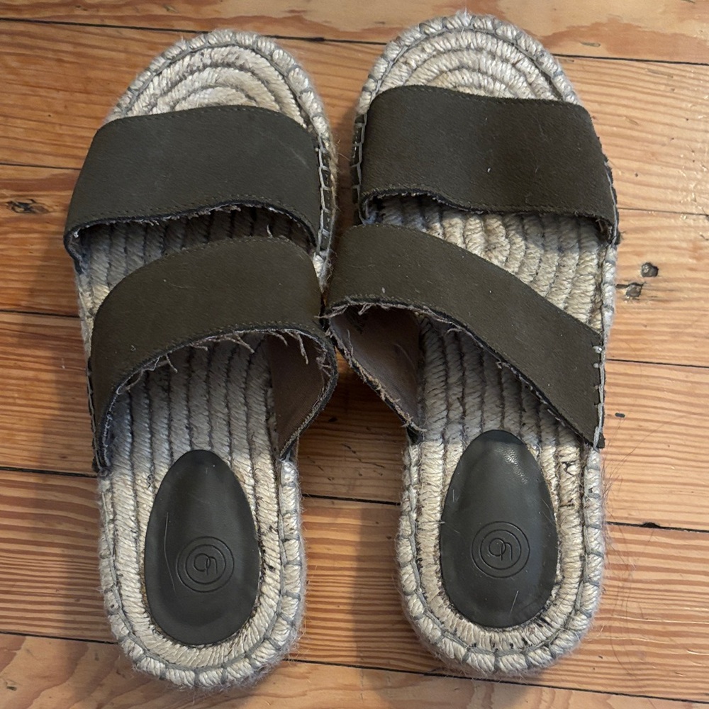 Urban Outfitters Black Espadrille Sandals